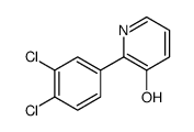 2-(3,4-dichlorophenyl)pyridin-3-ol结构式