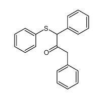 1,3-diphenyl-1-phenylsulfanylpropan-2-one Structure