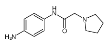 N-(4-氨基苯基)-2-(吡咯烷-1-基)乙酰胺结构式
