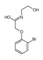 2-(2-bromophenoxy)-N-(2-hydroxyethyl)acetamide Structure