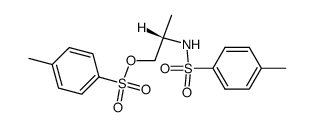(S)-N-(p-toluenesulfonyl)-2-amino-1-propyl p-toluenesulfonate结构式