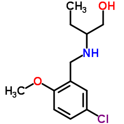 2-((5-CHLORO-2-METHOXYBENZYL)AMINO)BUTAN-1-OL Structure