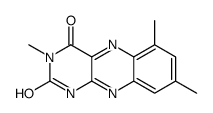 3,6,8-trimethyl-1H-benzo[g]pteridine-2,4-dione Structure