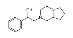 4-(β-phen yl-β-hydroxyethyl)-1,4-diazabicyclo<4.3.0>nonane Structure