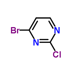 2-氯-4-溴嘧啶结构式