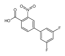 4-(3,5-difluorophenyl)-2-nitrobenzoic acid Structure