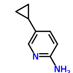 5-环丙基吡啶-2-胺结构式