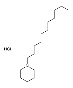 1-undecylpiperidine,hydrochloride结构式