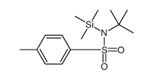 N-tert-butyl-4-methyl-N-trimethylsilylbenzenesulfonamide Structure