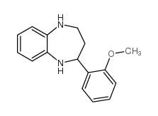 2-(2-甲氧基苯基)-2,3,4,5-四氢-1H-苯并[b][1,4]二氮杂卓结构式
