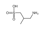 3-amino-2-methylpropane-1-sulfonic acid Structure