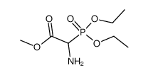methyl 2-amino-2-(diethoxyphosphoryl)acetate Structure