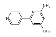 4-甲基-6-吡啶-4-嘧啶-2-胺结构式