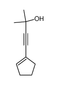 3-Butyn-2-ol, 4-(1-cyclopenten-1-yl)-2-methyl- (7CI,9CI) Structure