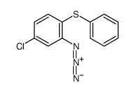 2-azido-4-chloro-1-phenylsulfanylbenzene Structure