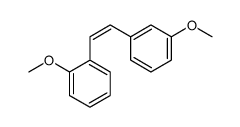 1-methoxy-2-[2-(3-methoxyphenyl)ethenyl]benzene结构式