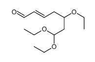 5,7,7-triethoxyhept-2-enal结构式