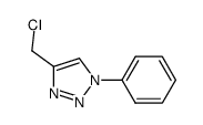 4-chloromethyl-1-phenyl-1H-[1,2,3]triazole Structure