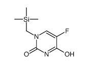 5-fluoro-1-(trimethylsilylmethyl)pyrimidine-2,4-dione Structure