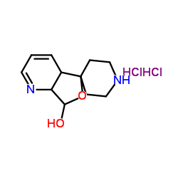 螺[呋喃并[3,4-b]吡啶-5(7H),4’-哌啶]-7-酮二盐酸盐结构式