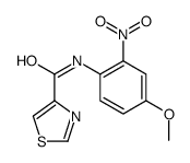 2'-Nitro-4-thiazolecarbox-p-anisidide Structure