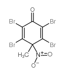 2,3,5,6-四溴-4-甲基-4-硝基-2,5-环己二烯-1-酮结构式