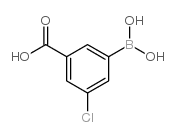 3-氯-5-羧基苯硼酸结构式