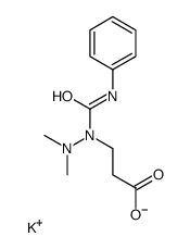 potassium,3-[dimethylamino(phenylcarbamoyl)amino]propanoate Structure
