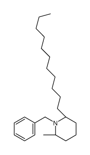 (2R,6S)-1-benzyl-2-methyl-6-undecylpiperidine结构式