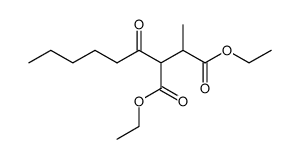 diethyl 2-hexanoyl-3-methylsuccinate结构式