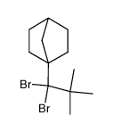 1,1-dibromo-2,2-dimethyl-1-(1-norbornyl)propane结构式