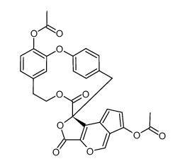 anhydroretipolide A 4',6-di-O-acetate Structure