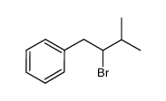 (2-bromo-3-methylbutyl)benzene Structure