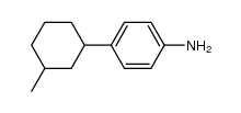 4-(3-methyl-cyclohexyl)-aniline结构式