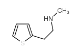 METHYL-(2-THIOPHEN-2-YL-ETHYL)-AMINE Structure