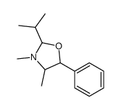 3,4-dimethyl-5-phenyl-2-propan-2-yl-1,3-oxazolidine Structure