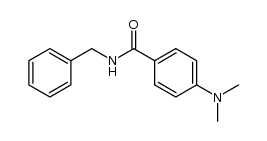 N-benzyl-[4-(N,N-dimethylamino)]-benzamide结构式
