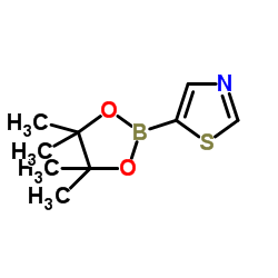 Thiazole-5-boronic acid pinacol ester Structure