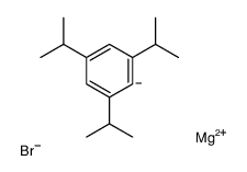 magnesium,1,3,5-tri(propan-2-yl)benzene-6-ide,bromide Structure