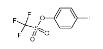 4-碘苯基三氟甲磺酸酯结构式