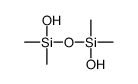 1,1,3,3-tetramethyldisiloxane-1,3-diol Structure