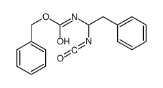 benzyl N-(1-isocyanato-2-phenylethyl)carbamate结构式