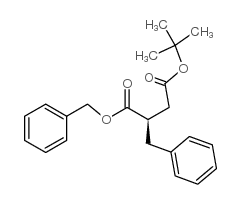 (R)-2-苄基-琥珀酸 1-苄酯 4-叔丁酯结构式
