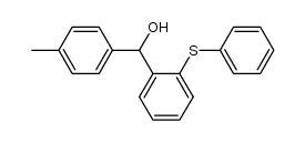 p-Tolyl[o-(phenylthio)phenyl]methanol Structure
