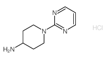 1-(嘧啶-2-基)哌啶-4-胺盐酸盐结构式