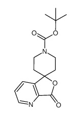 tert-butyl 7-oxo-7H-spiro[furo[3,4-b]pyridine-5,4'-piperidine]-1'-carboxylate Structure