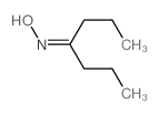 4-Heptanone, oxime Structure