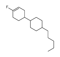 1-fluoro-4-(4-pentylcyclohexyl)cyclohexene Structure