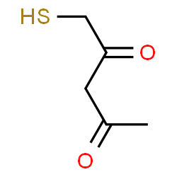 2,4-Pentanedione, 1-mercapto- (9CI) Structure
