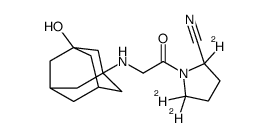 Vildagliptin-d3 structure